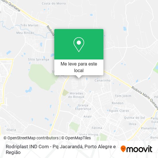 Rodriplast IND Com - Pq Jacarandá mapa