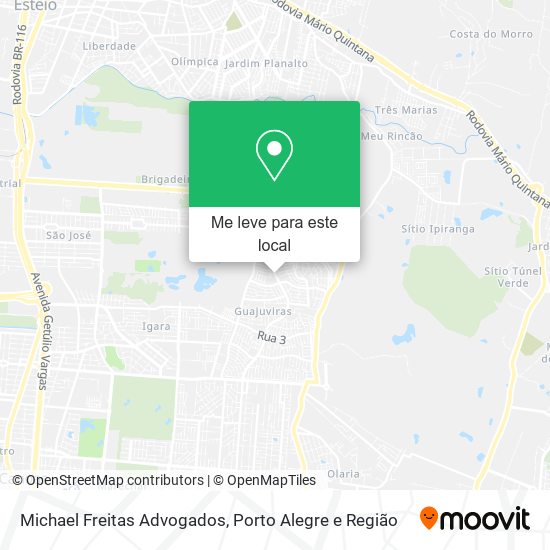 Michael Freitas Advogados mapa