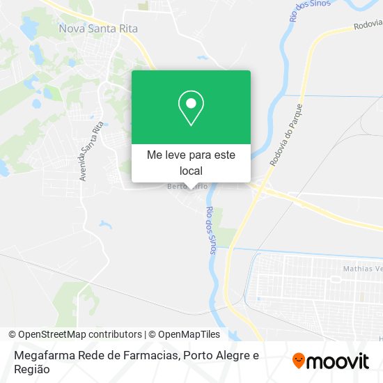 Megafarma Rede de Farmacias mapa