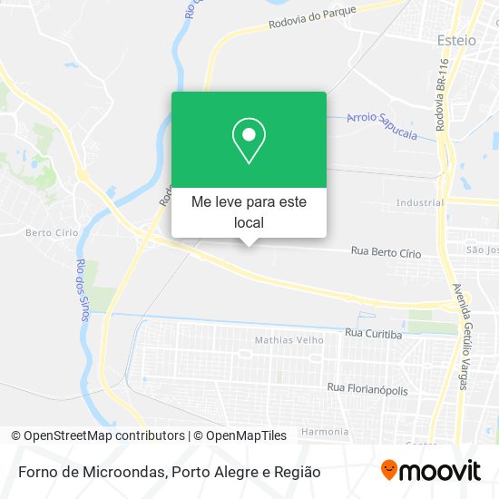 Forno de Microondas mapa