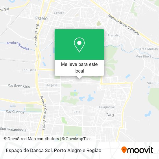 Espaço de Dança Sol mapa