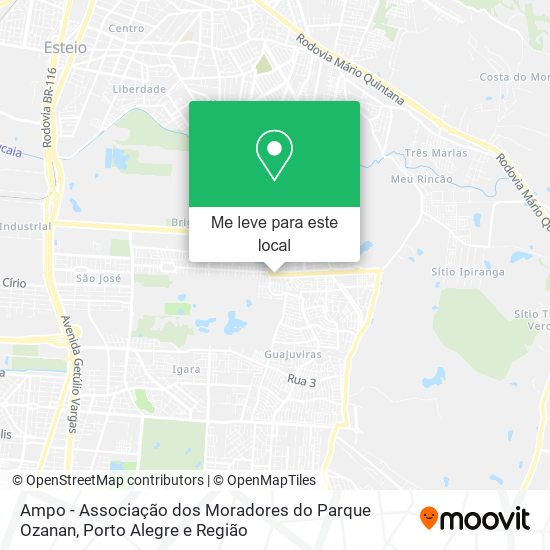 Ampo - Associação dos Moradores do Parque Ozanan mapa