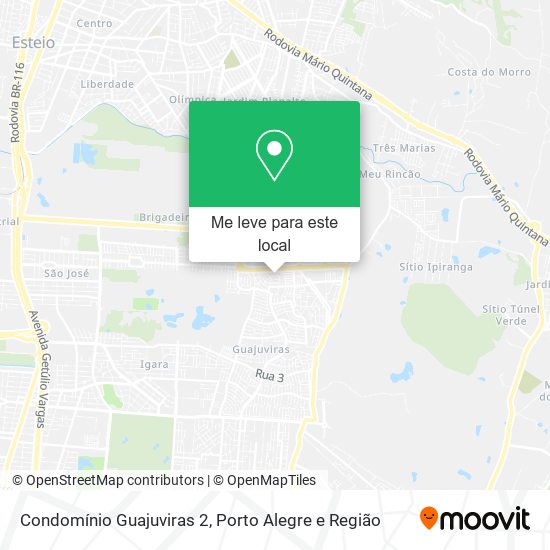 Condomínio Guajuviras 2 mapa