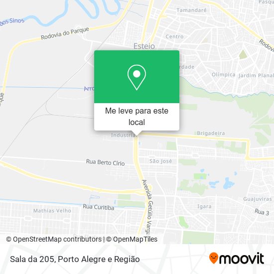 Sala da 205 mapa