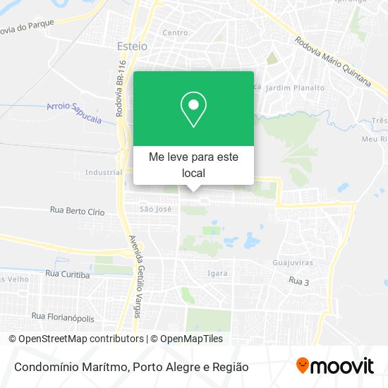 Condomínio Marítmo mapa