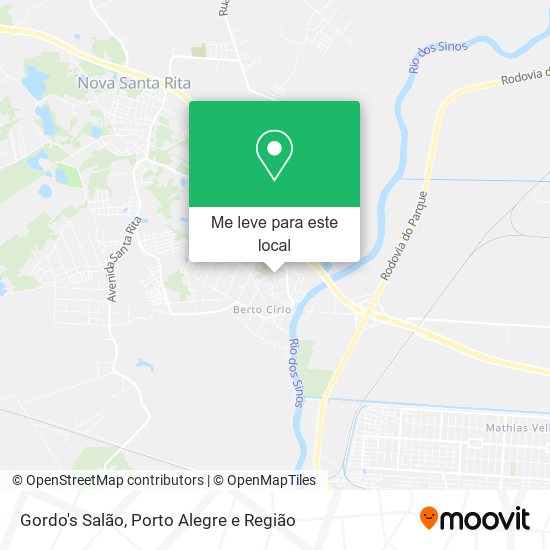 Gordo's Salão mapa