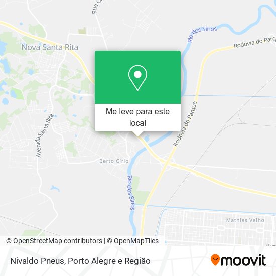 Nivaldo Pneus mapa