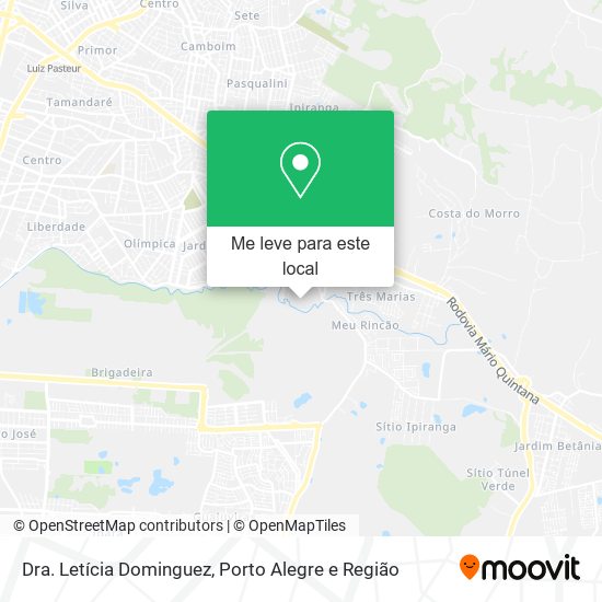 Dra. Letícia Dominguez mapa
