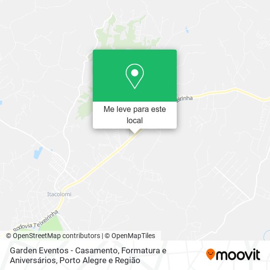 Garden Eventos - Casamento, Formatura e Aniversários mapa