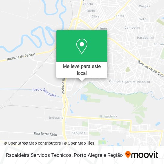 Rscaldeira Servicos Tecnicos mapa