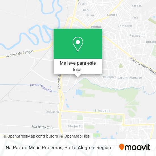 Na Paz do Meus Prolemas mapa