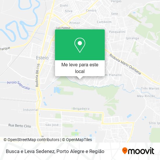 Busca e Leva Sedenez mapa