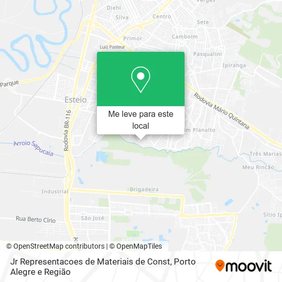 Jr Representacoes de Materiais de Const mapa