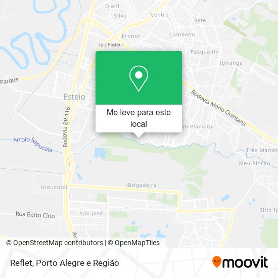 Reflet mapa