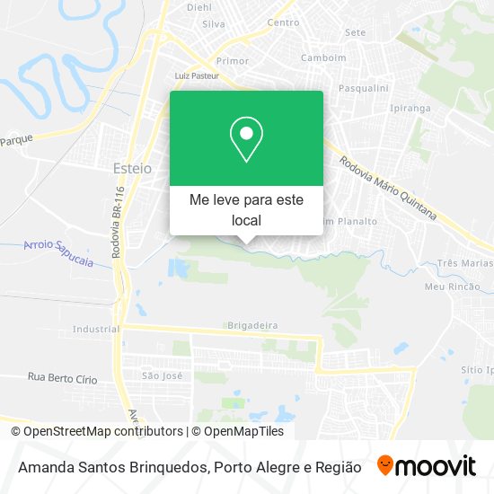 Amanda Santos Brinquedos mapa