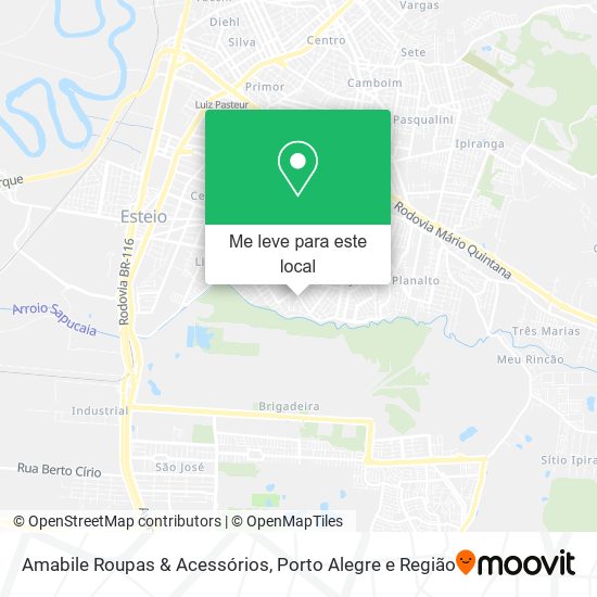 Amabile Roupas & Acessórios mapa