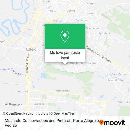 Machado Conservacoes and Pinturas mapa