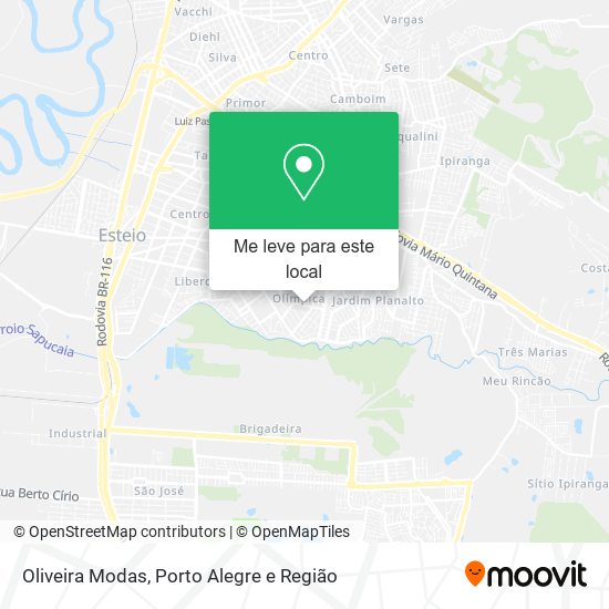 Oliveira Modas mapa