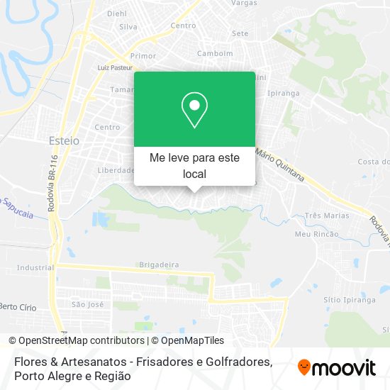 Flores & Artesanatos - Frisadores e Golfradores mapa