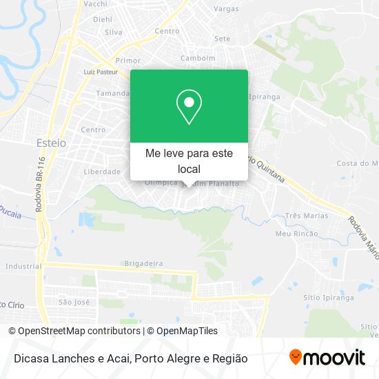 Dicasa Lanches e Acai mapa