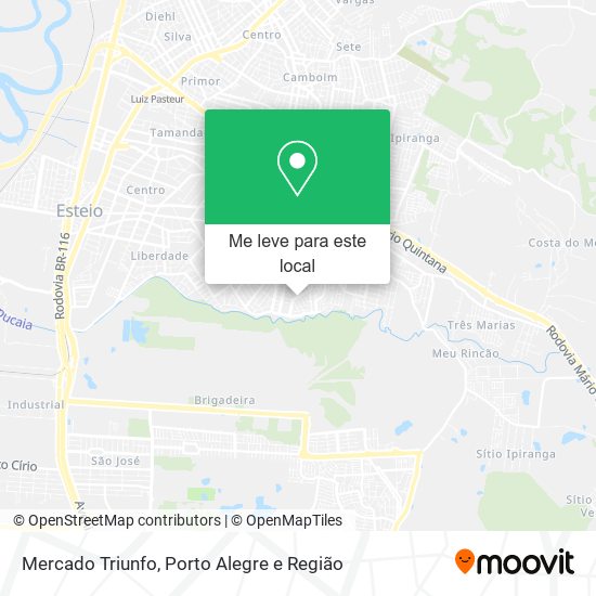 Mercado Triunfo mapa