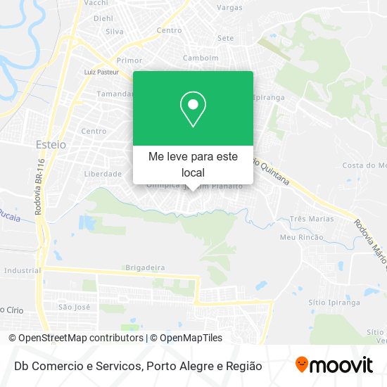 Db Comercio e Servicos mapa