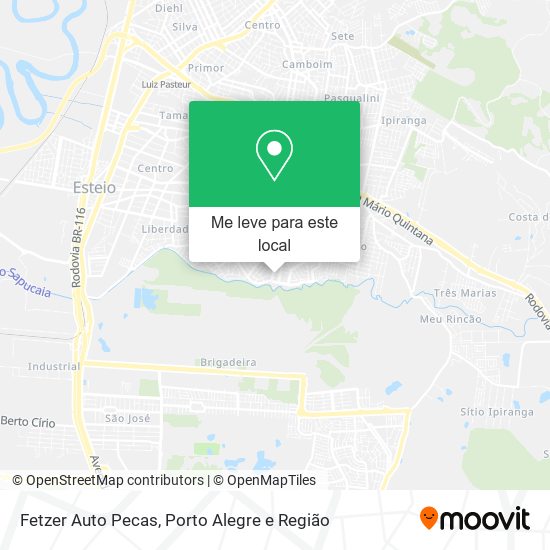 Fetzer Auto Pecas mapa