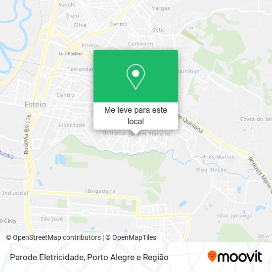 Parode Eletricidade mapa