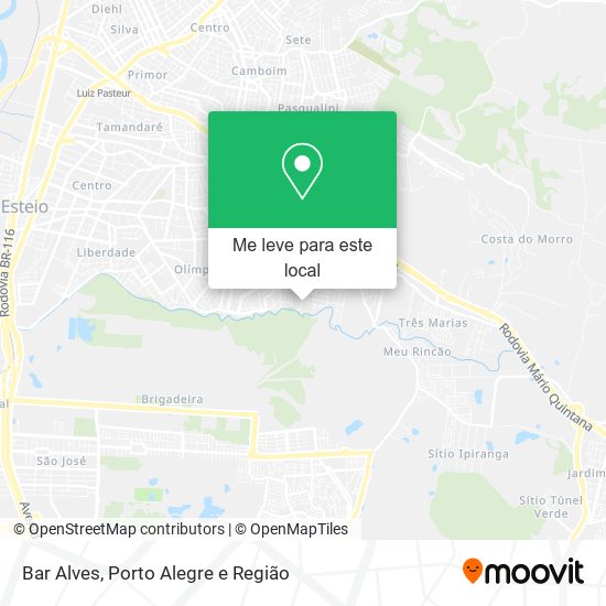 Bar Alves mapa