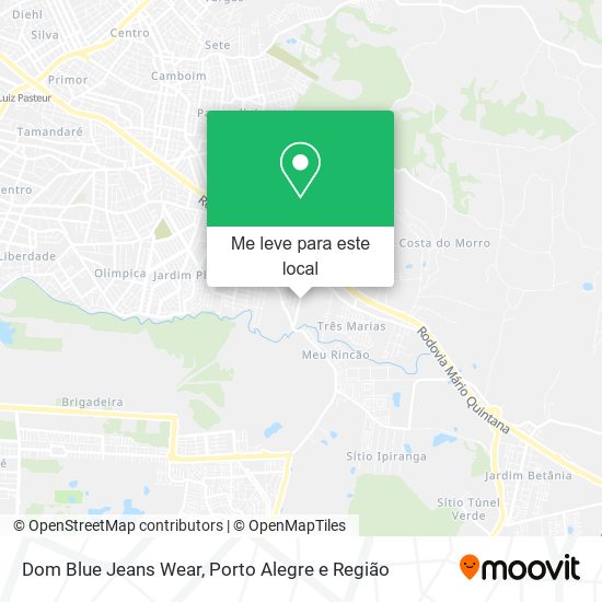 Dom Blue Jeans Wear mapa
