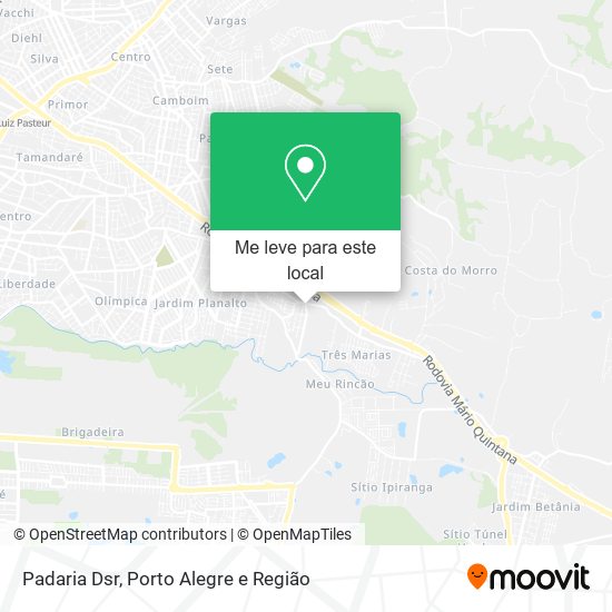 Padaria Dsr mapa