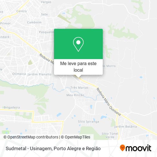 Sudmetal - Usinagem mapa