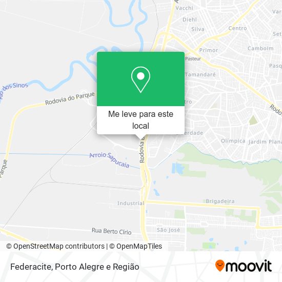 Federacite mapa