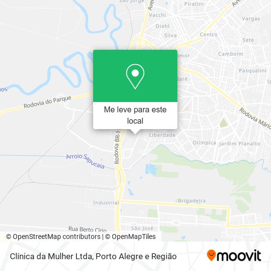 Clínica da Mulher Ltda mapa