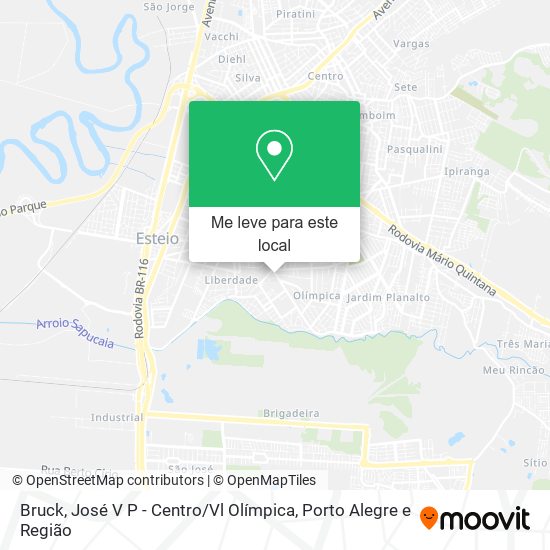 Bruck, José V P - Centro / Vl Olímpica mapa