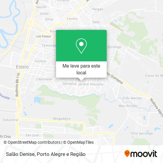 Salão Denise mapa
