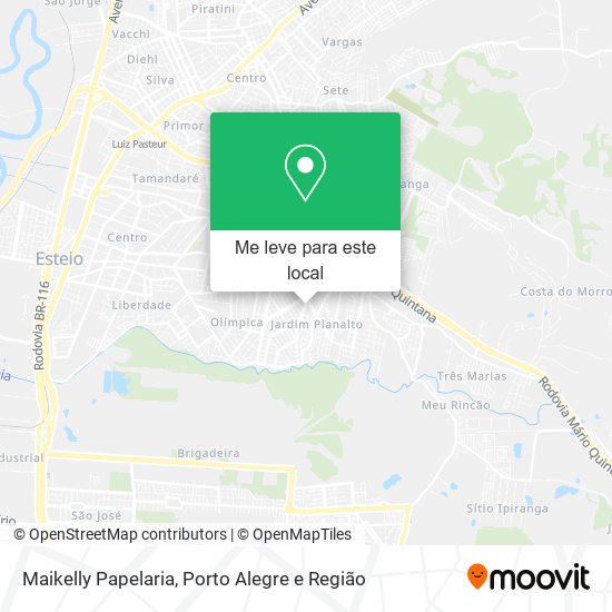 Maikelly Papelaria mapa