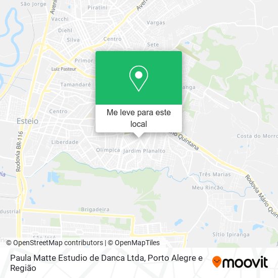 Paula Matte Estudio de Danca Ltda mapa