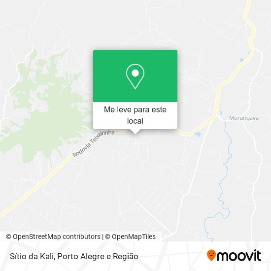 Sítio da Kali mapa