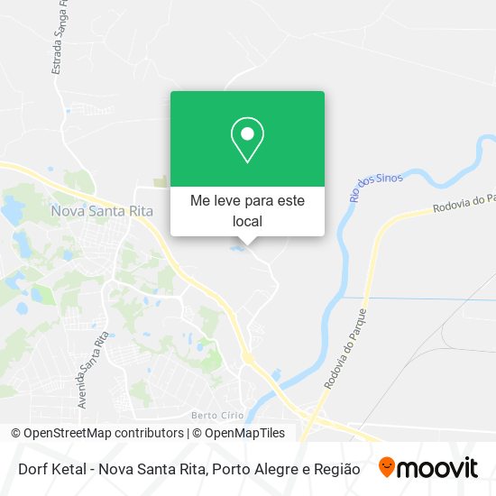 Dorf Ketal - Nova Santa Rita mapa