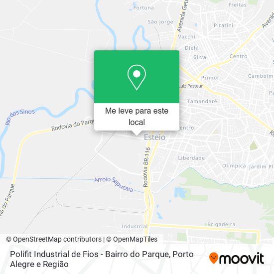 Polifit Industrial de Fios - Bairro do Parque mapa