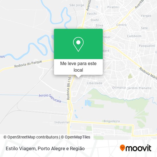 Estilo Viagem mapa