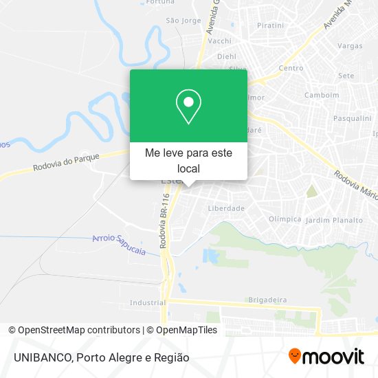 UNIBANCO mapa