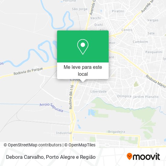 Debora Carvalho mapa