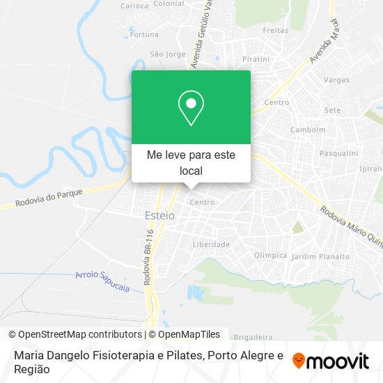 Maria Dangelo Fisioterapia e Pilates mapa