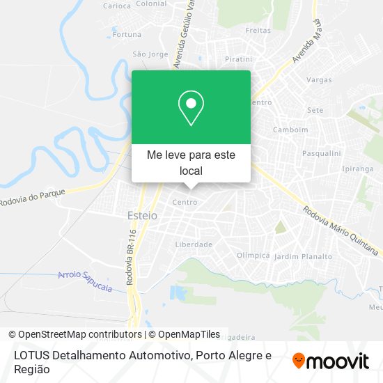 LOTUS Detalhamento Automotivo mapa