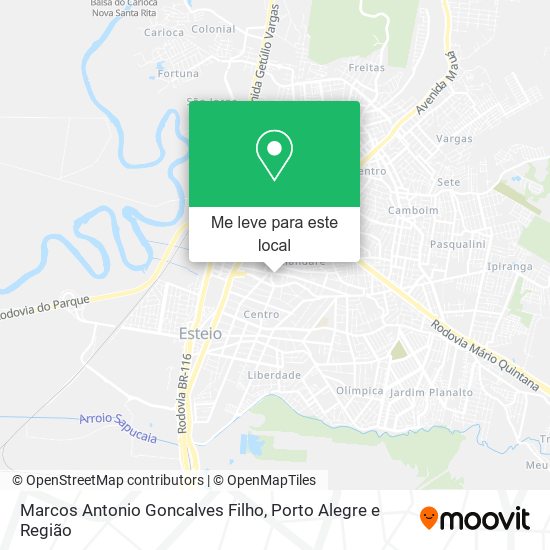 Marcos Antonio Goncalves Filho mapa