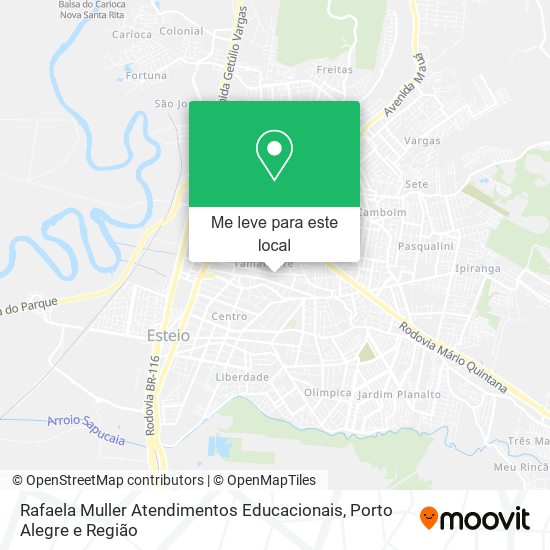 Rafaela Muller Atendimentos Educacionais mapa
