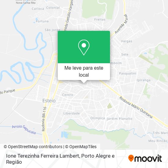 Ione Terezinha Ferreira Lambert mapa