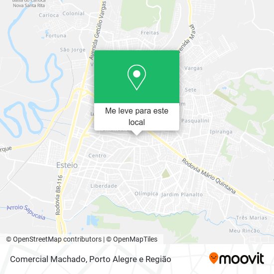 Comercial Machado mapa